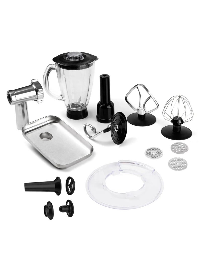 M120 Multi-Functional Stand Mixer 1300W - Turbo Speed & Dough Hook for Perfect Mixing