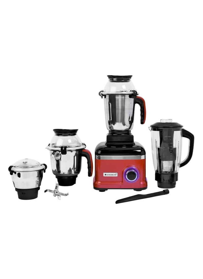 Wonderchef Sumo Mixer Grinder 1000W with 3 Stainless Steel & 1 Fruit Filter Jar