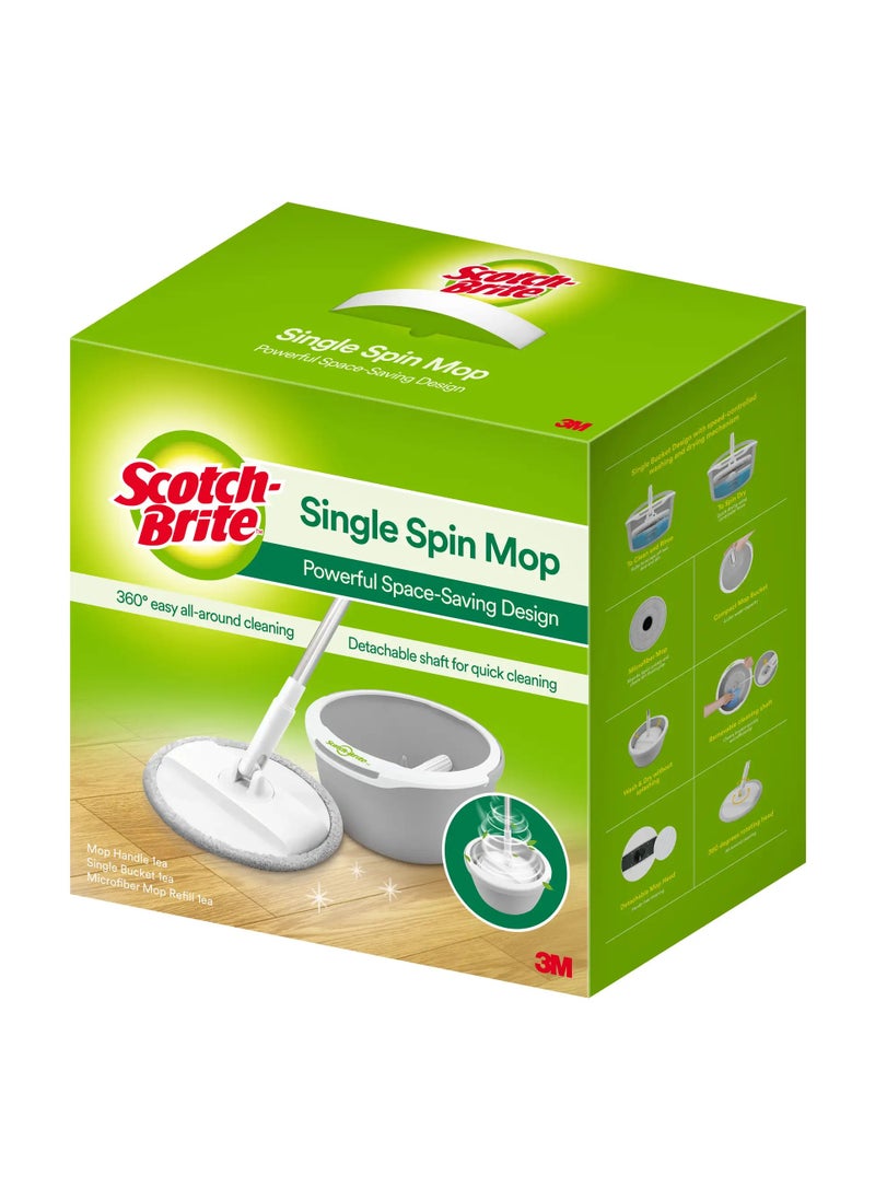 Scotch - Brite T6 Single Spin Mop & Bucket Set