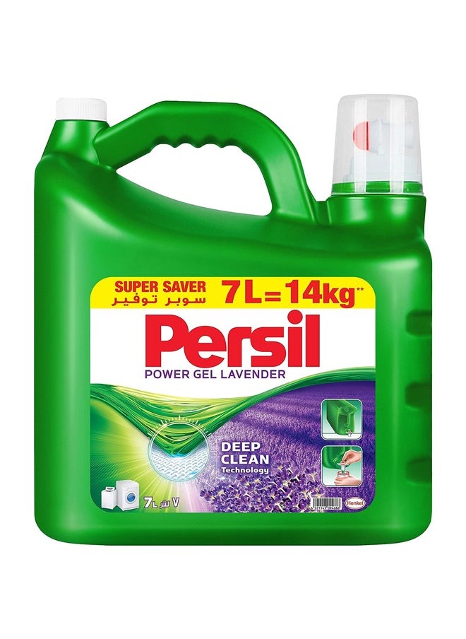 Deep Clean Power Gel Low Foam Liquid Laundry Detergent Lavender 7L