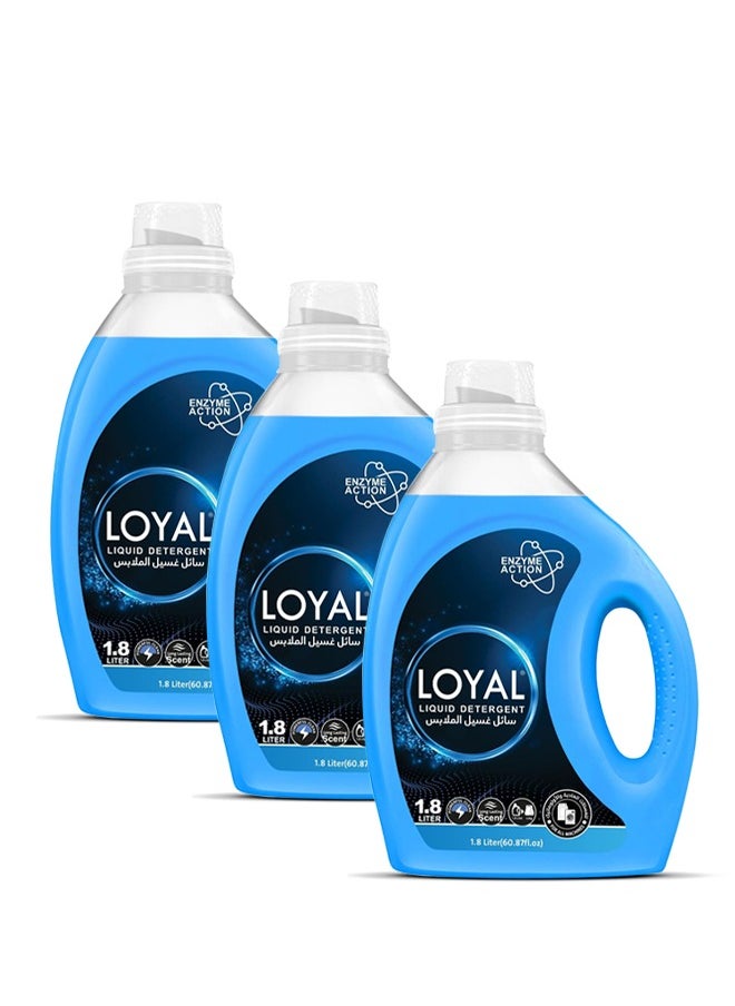 Laundry Detergent Liquid 3x1.8L