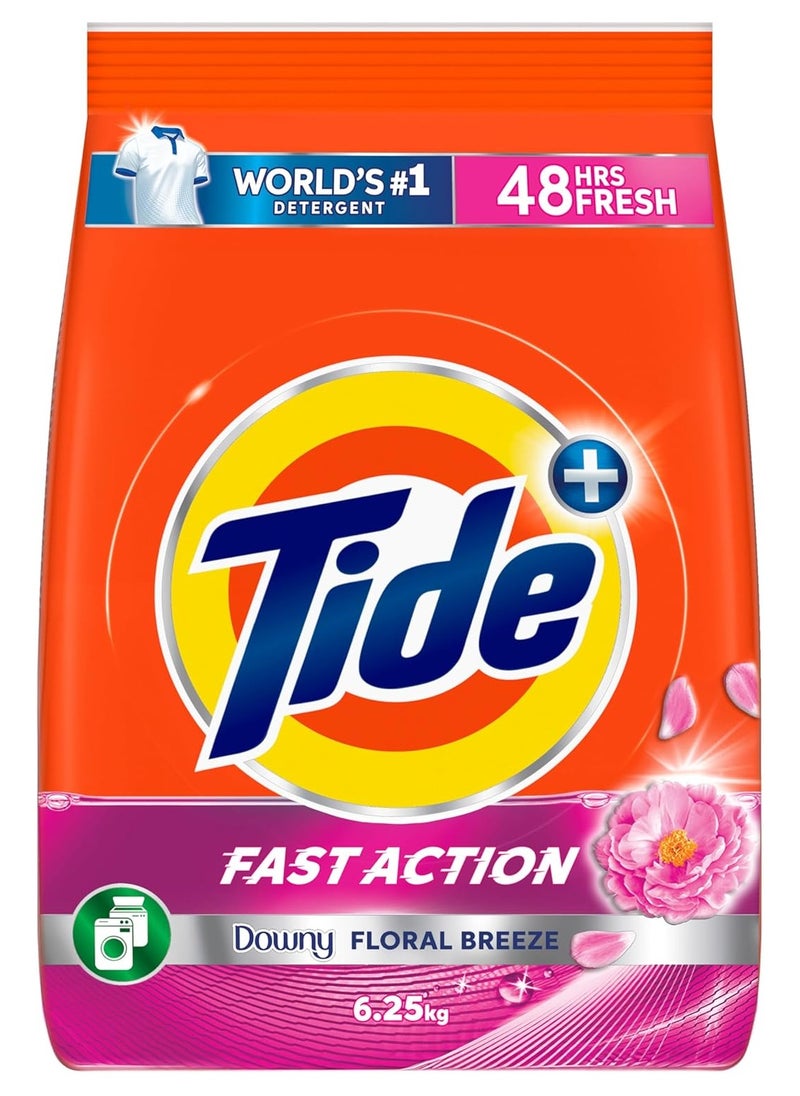 Tide Fast action Laundry Detergent Powder with Floral Breeze, 6.25 KG