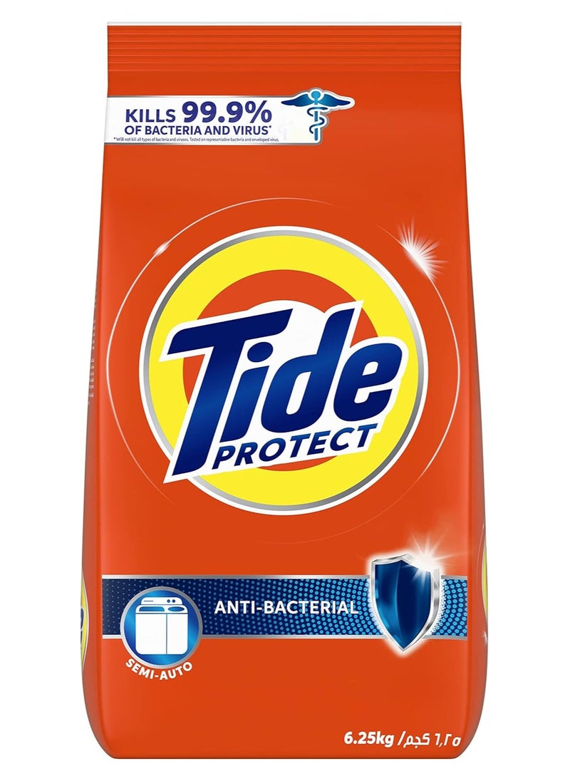 Tide Semi-Automatic Protect Antibacterial Laundry Detergent, Original Scent, 6.25KG