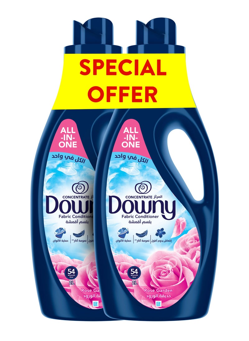 Concentrate Rose Garden Fabric Conditioner Dual Pack