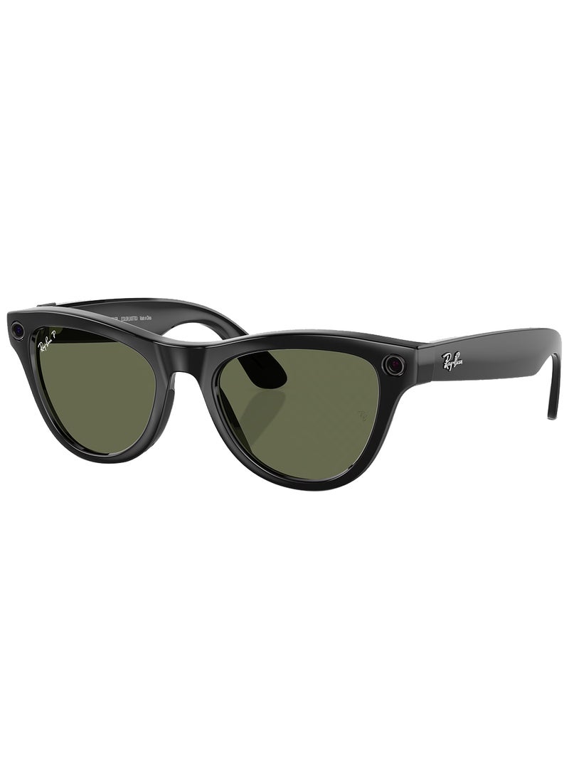 Ray-Ban Skyler RW4010 Polar G-15 Green lens Shiny Black