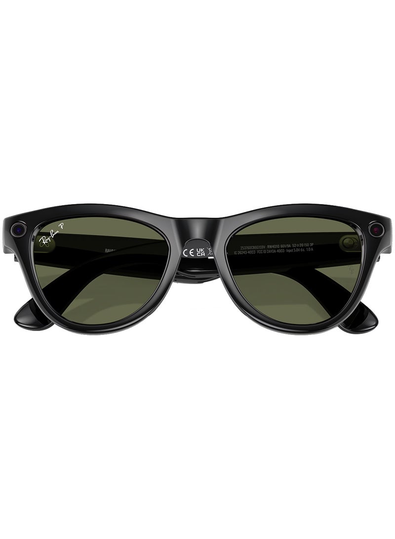 Ray-Ban Skyler RW4010 Polar G-15 Green lens Shiny Black