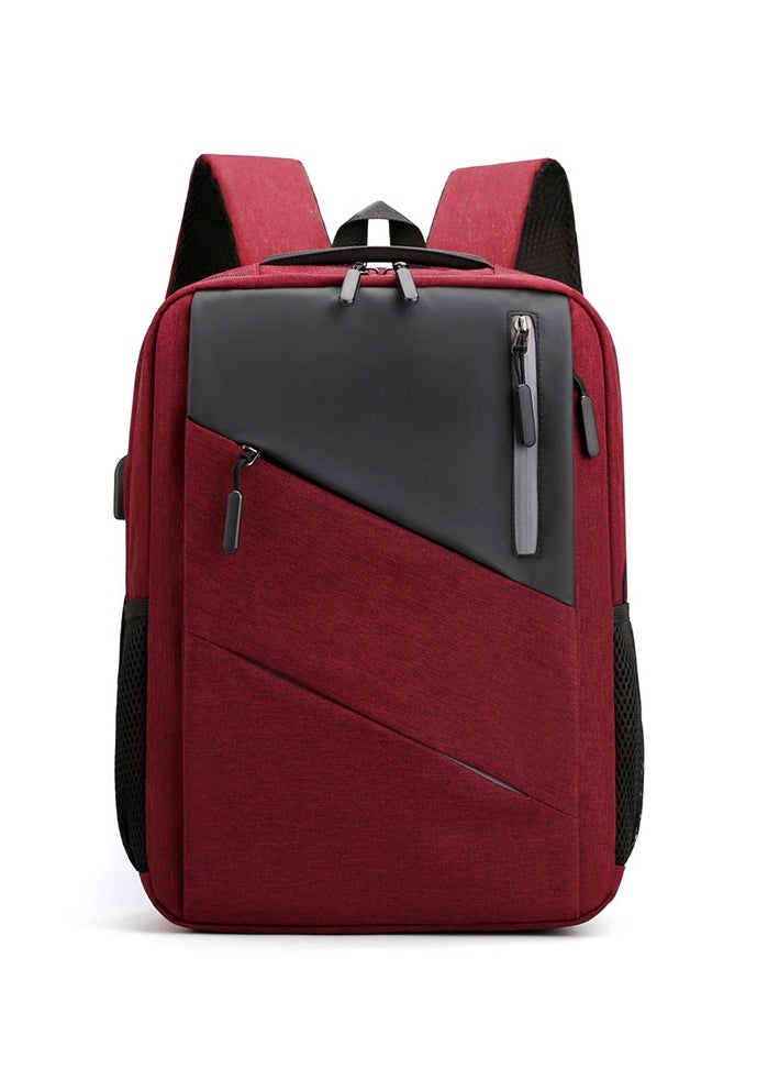 New Color Blocked Fashionable Backpack