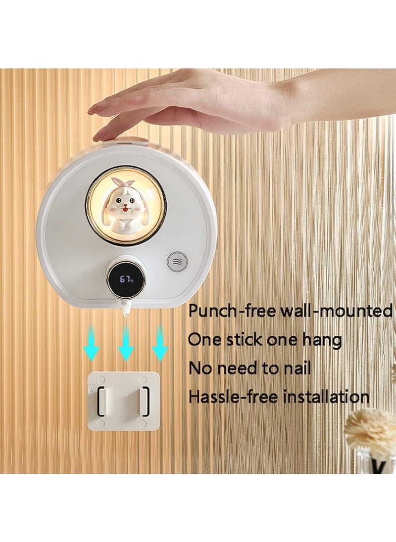 Automatic Touchless Wall-Mounted Liquid Soap Dispenser with Induction Sensors for Household Use