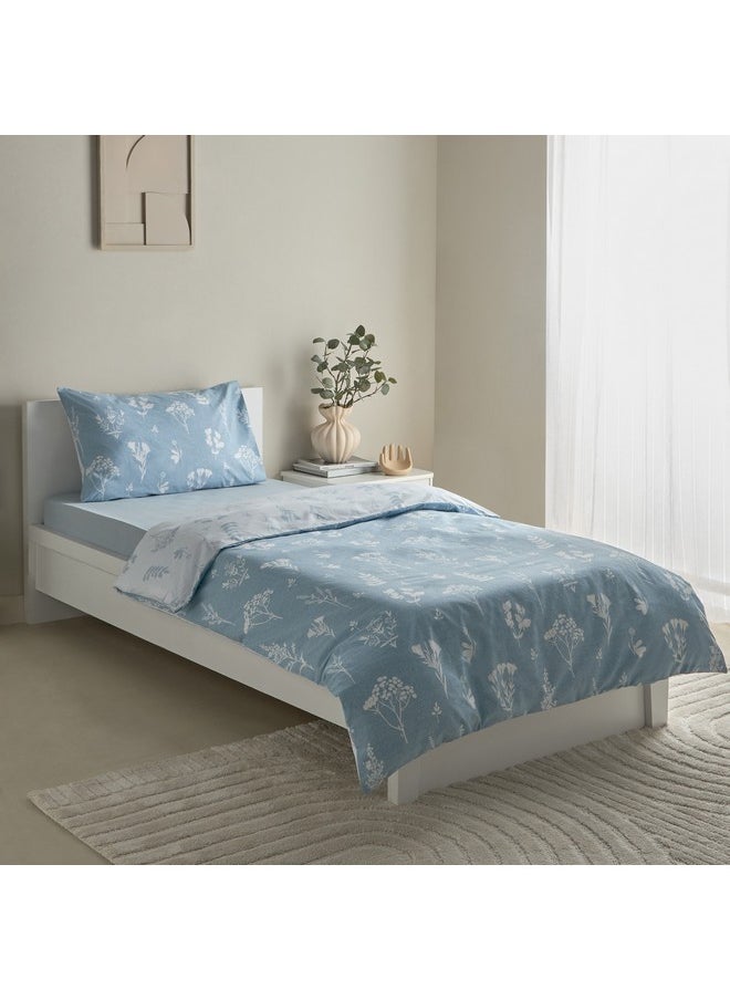 Albania Jimo 2-Piece Polycotton Printed Single Duvet Cover Set 200 x 135 cm