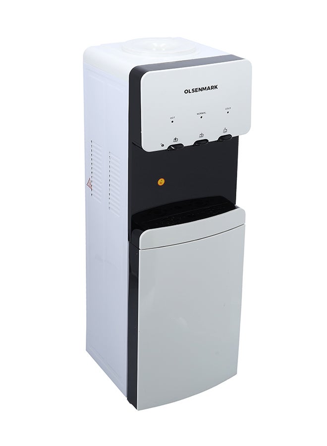 Water Dispenser with Refrigerator, Hot- Cold- Warm Function, OMWD1629 , Cold Temperature: 6-10C - Hot Temperature: <95C - ABS + Iron Side Panel - Heating Power 500W OMWD1629 White