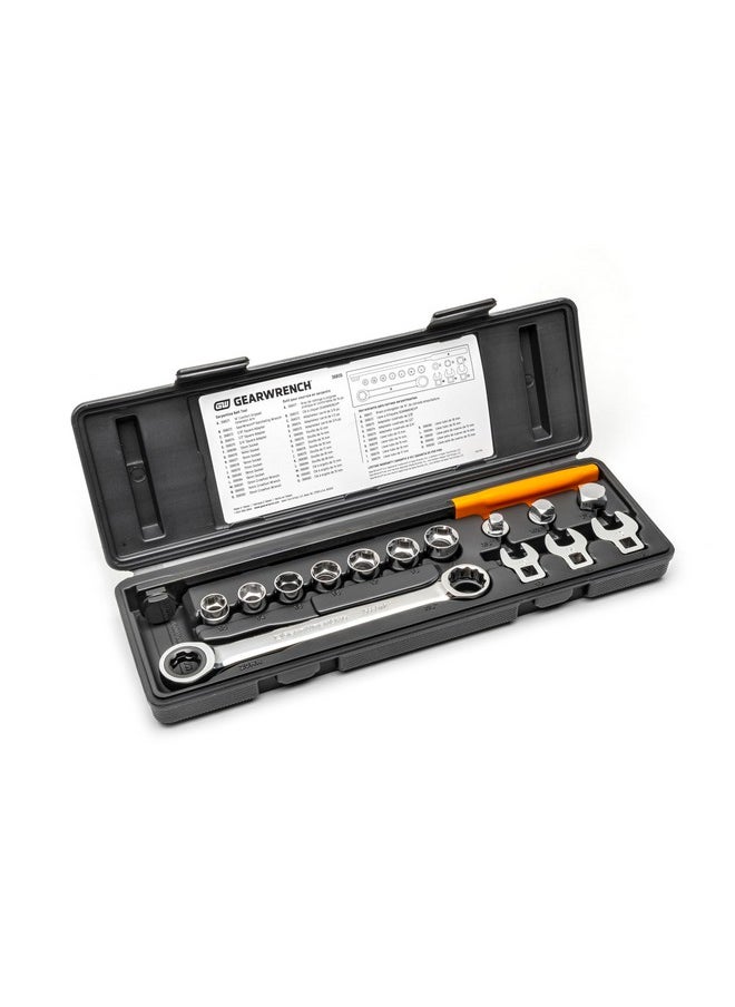 15 Piece Ratcheting Serpentine Belt Tool Set 3680D