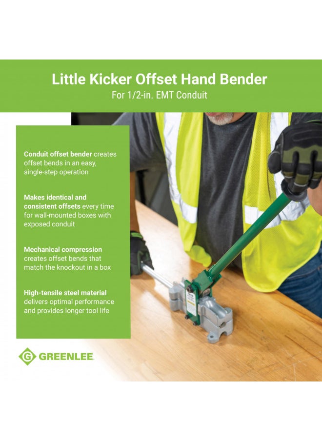 Greenlee 1810 Little Kicker Offset Hand Bender for 1/2