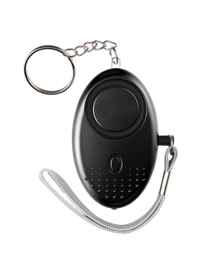 Self-Defense Security Alarm Keychain Black