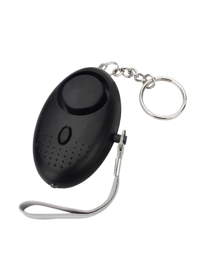 Self-Defense Security Alarm Keychain Black