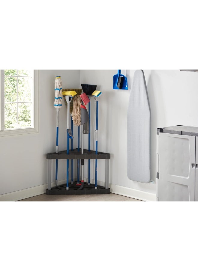 Corner Tool Rack  Organizer  Broom Holder And Garden Organizer