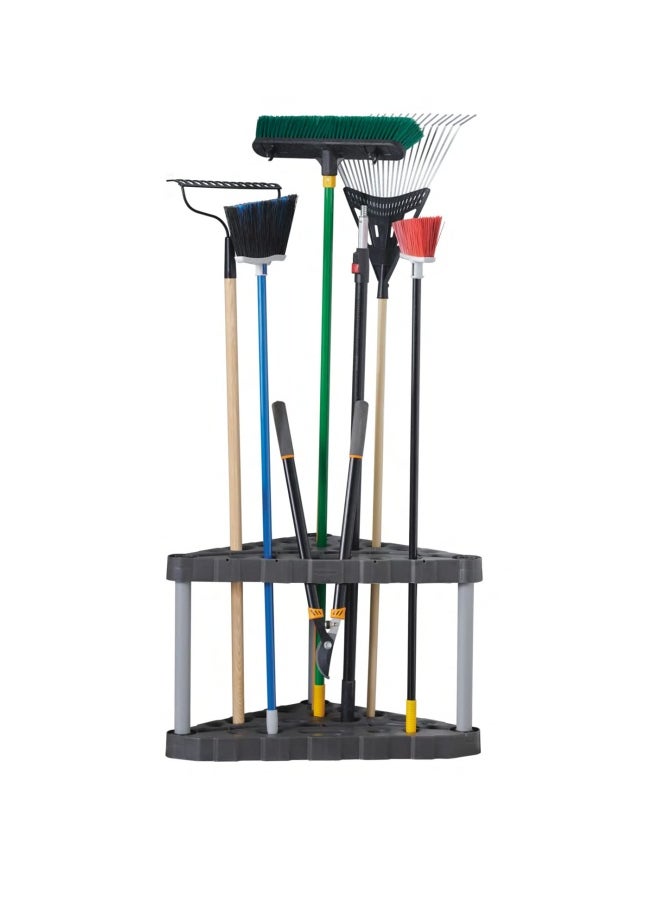 Corner Tool Rack  Organizer  Broom Holder And Garden Organizer