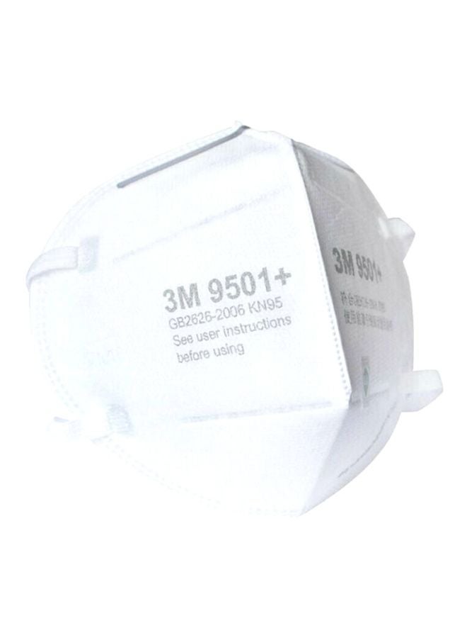 9501+ KN95 Protective Disposable Face Mask White 22x11cm