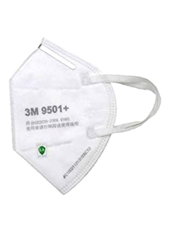 9501+ KN95 Protective Disposable Face Mask White 22x11cm