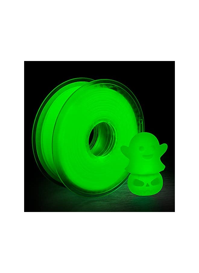 3D Printer Filament, PLA Filament Glow in The Dark, 1.75mm Dimensional Accuracy +/- 0.03 mm, 1 kg Spool