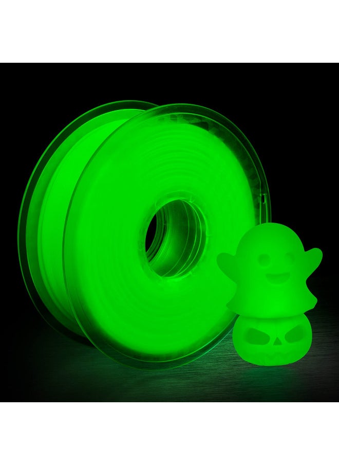 3D Printer Filament, PLA Filament Glow in The Dark, 1.75mm Dimensional Accuracy +/- 0.03 mm, 1 kg Spool