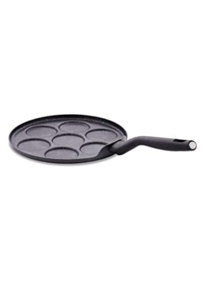 Pancake Maker Pan Induction Base | Granite Stone Pan Cake Maker Griddle with 7 Mould | Made in Turkey