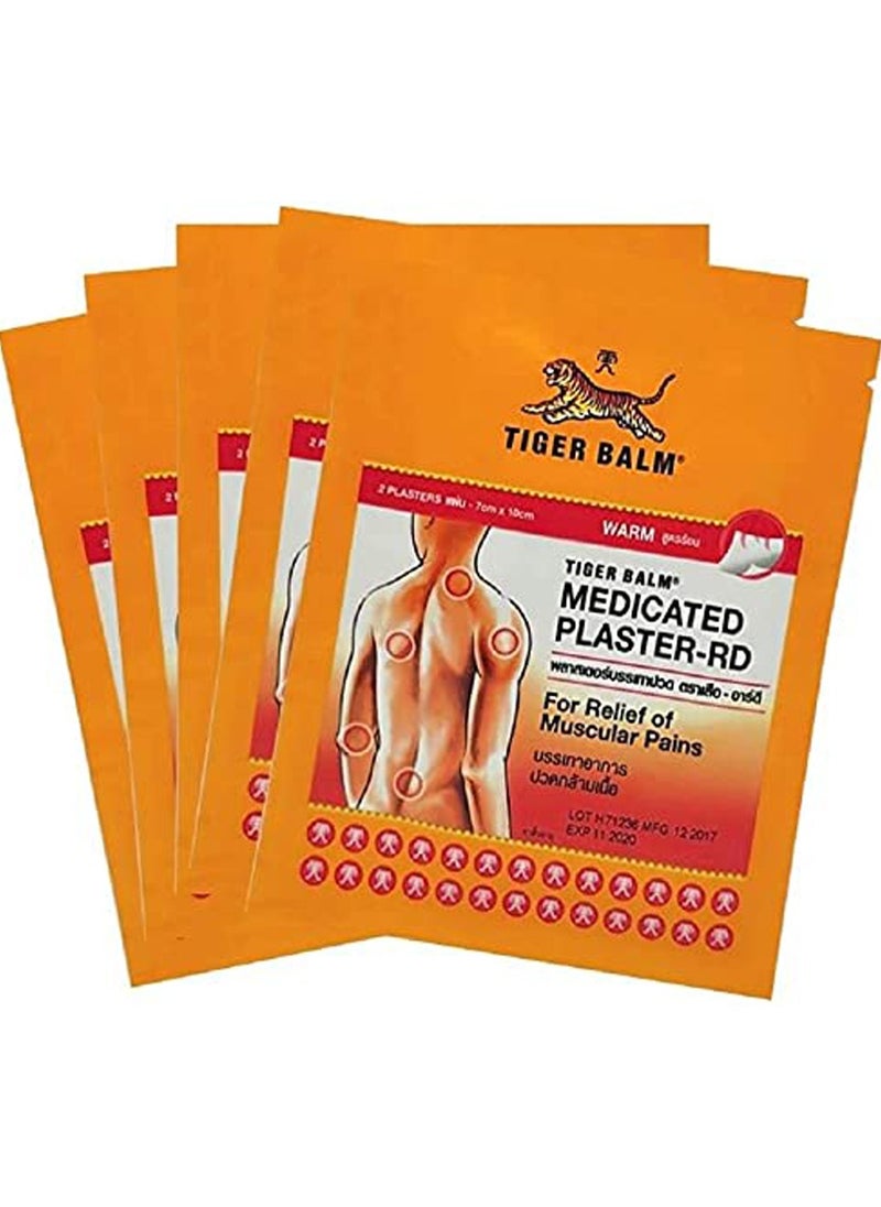 Pain Relief Medicated Warm Plaster (Pack of 5)