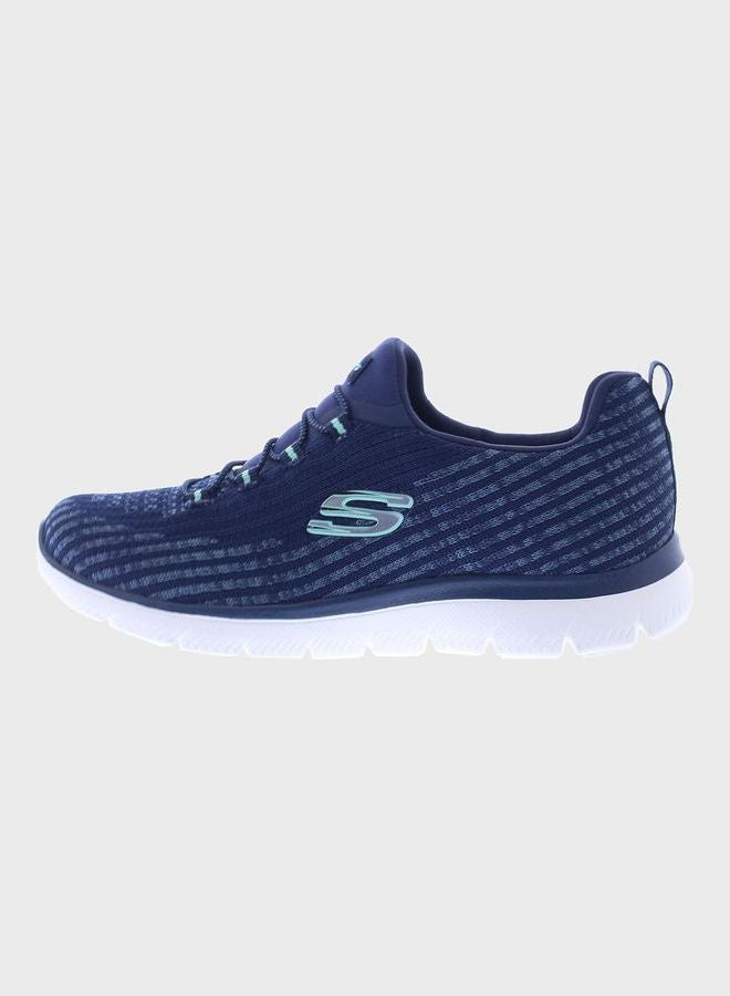 Women's Summits Casual Trainers Navy Blue