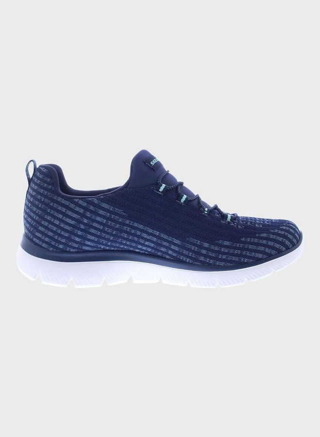 Women's Summits Casual Trainers Navy Blue