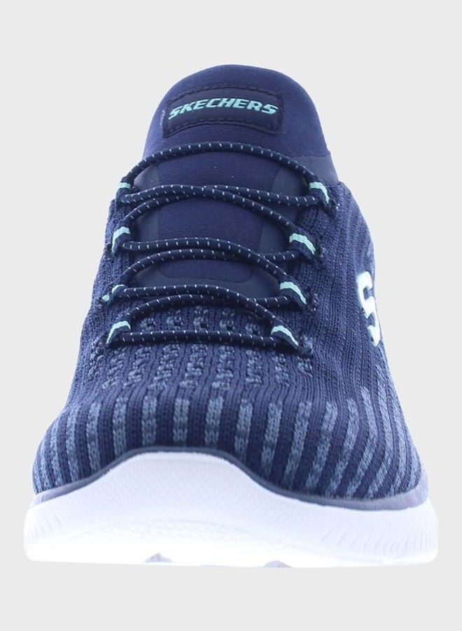 Women's Summits Casual Trainers Navy Blue