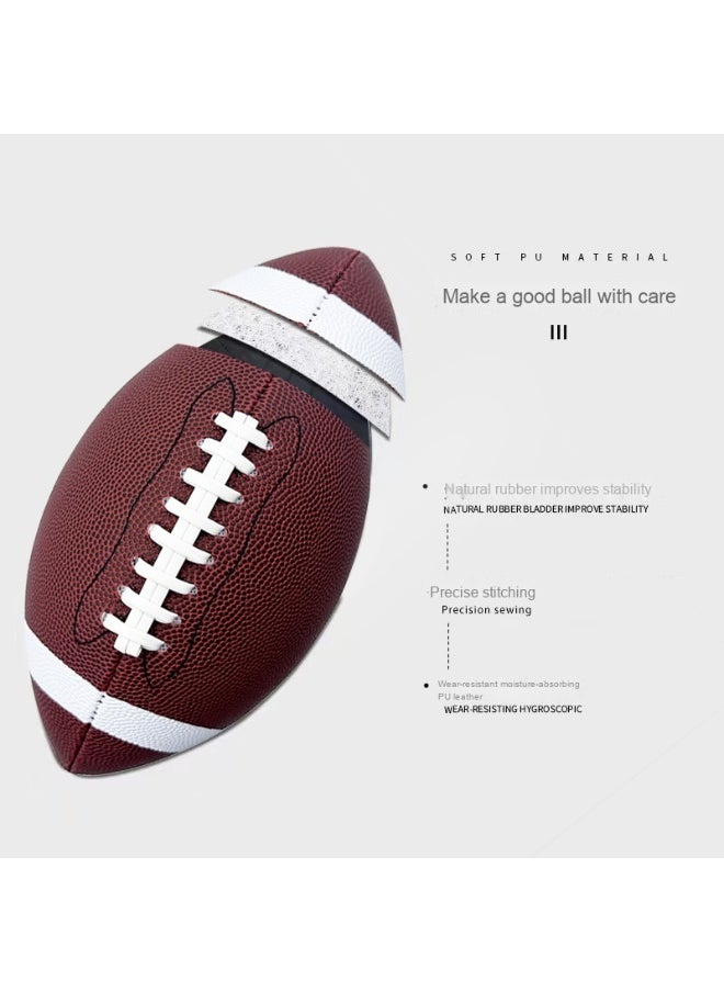 American PVC Sports Training Rubber Football