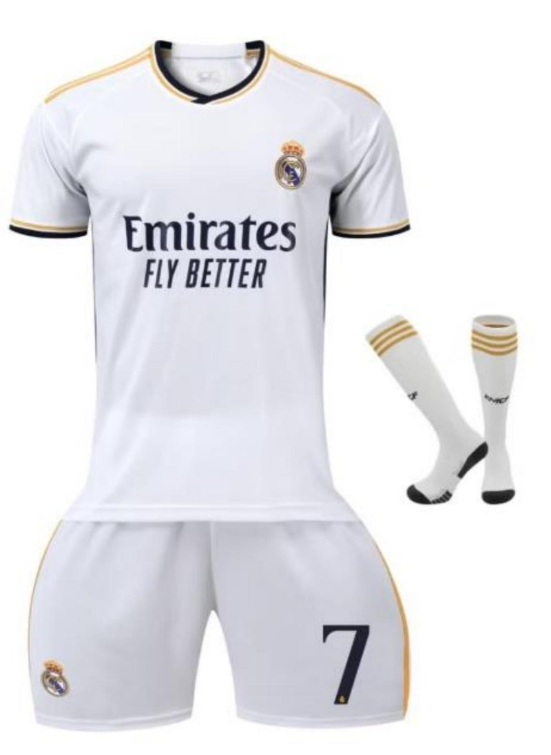 2024 Ronaldo 7 Football Jerseys Shirt Kids Soccer Training uniform Suit