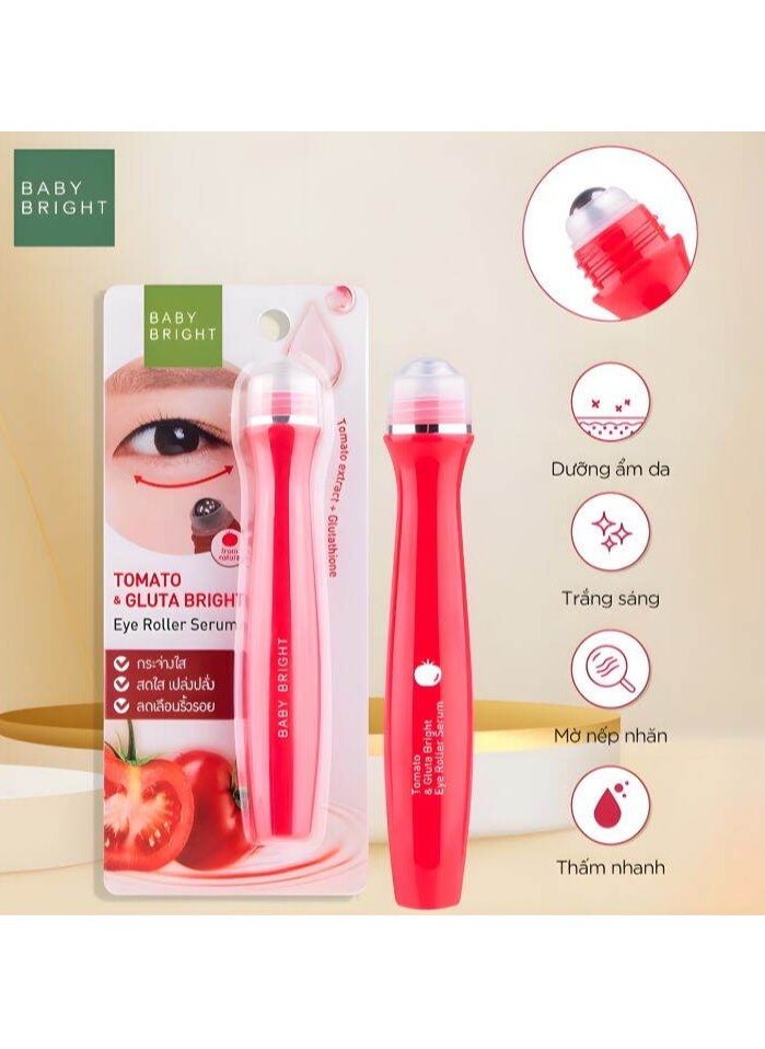 Baby Bright Tomato and Gluta Bright Eye Roller Serum