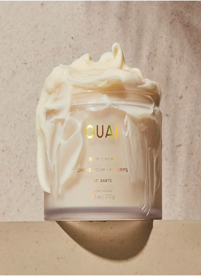 OUAI Body Crème St. Barts 212g - Luxurious Moisturizing Cream with Tropical Scent