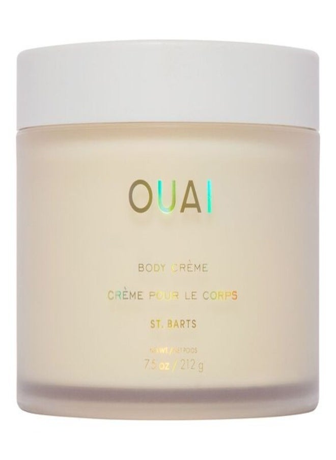 OUAI Body Crème St. Barts 212g - Luxurious Moisturizing Cream with Tropical Scent