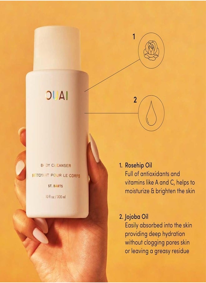 OUAI Body Cleanser St. Barts 300ml - Luxurious Tropical Scented Shower Gel