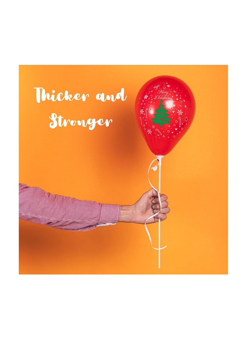 Christmas Party Decoration Balloons–12 Inch Latex Balloons For Celebrations,Festivals,Holiday Parties,Event Decor And Festive Decor