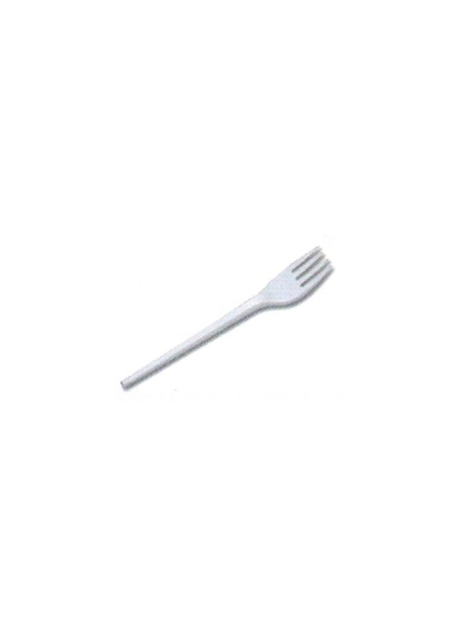 White Plastic Forks, Normal Duty, 50 PCS per Pack, 40 Packs per Carton, Disposable Cutlery for Parties, Catering, and Everyday Use