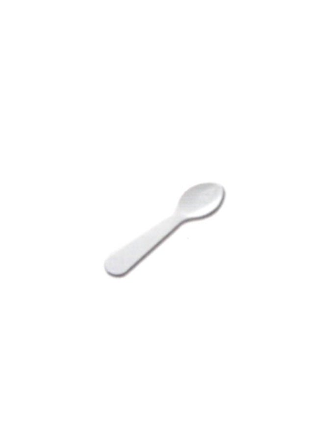 White Plastic Spoon Normal Duty Clear - 50 Pieces / 40 Packs