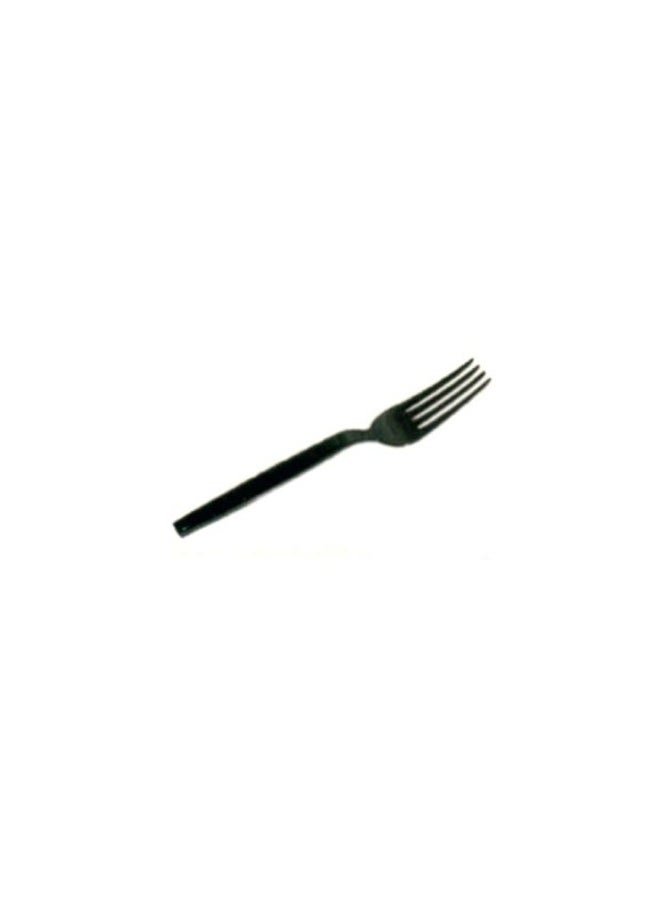 Black Plastic Fork HD - 50 PCS / 40 PKT