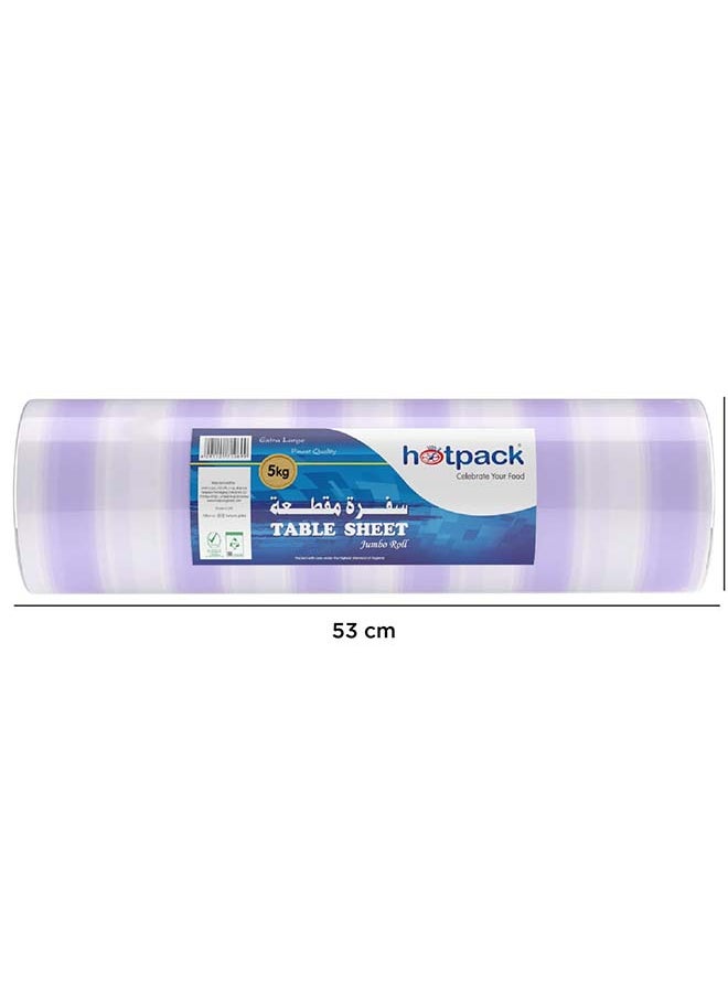 Hotpack Disposable Jumbo Plastic Sofra Roll/Table Sheets 5Kg 1 Units Assorted Colors