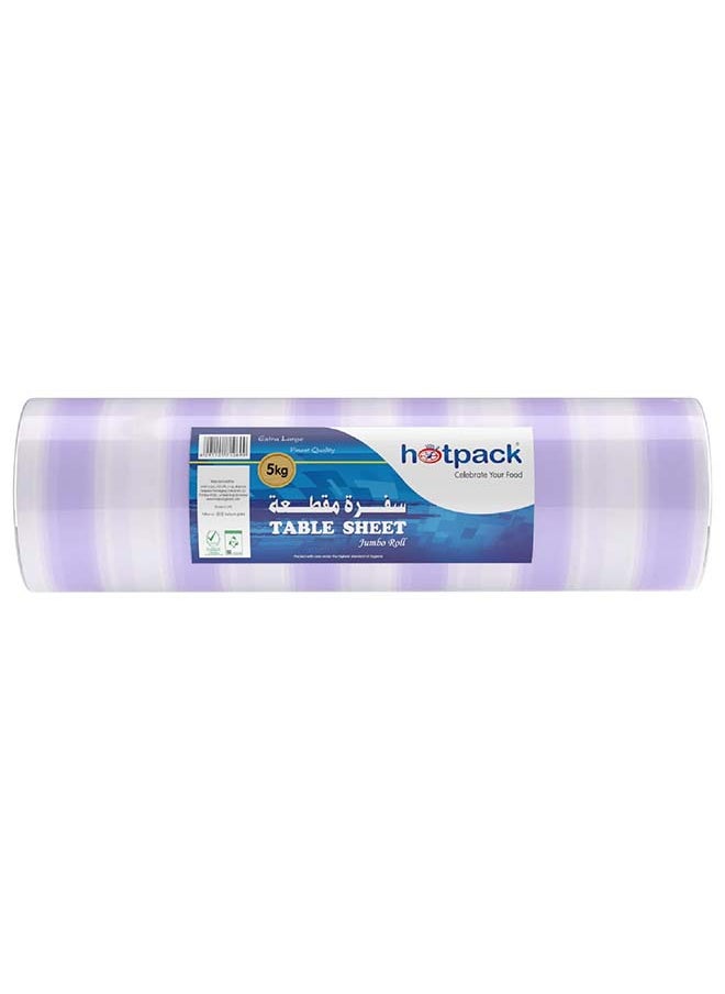 Hotpack Disposable Jumbo Plastic Sofra Roll/Table Sheets 5Kg 1 Units Assorted Colors