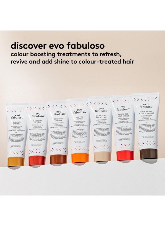 EVO Fabuloso Copper Colour Boosting Treatment - Colour Care Conditioner for Colour -Treated Hair - Helps Maintain Colour Depth, Tone & Shine, 30ml / 1.01fl.oz