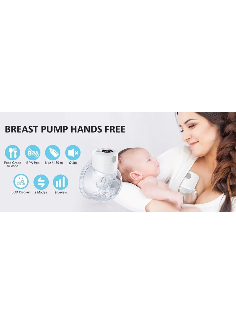 S12 Hands-Free Electric Pump Portable, Wearable Wireless Milk Extractor (24MM Single)