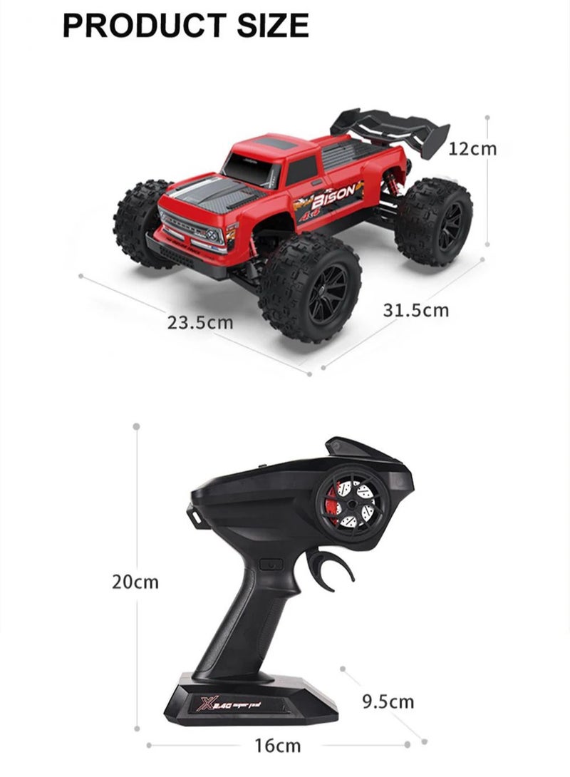 High Speed 50km/h 1/16 Full Proportional Remote Control Off-Road Car 4 Wheel Drive RC Truck RTR