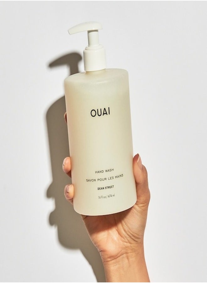 OUAI Hand Wash Dean Street 474ml - Luxurious Hydrating Hand Cleanser