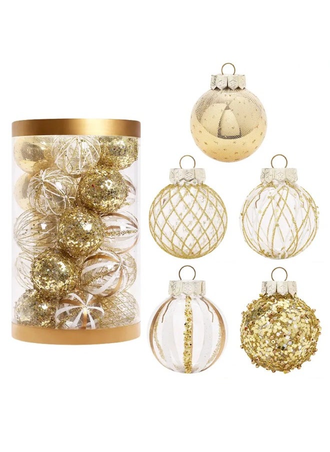 Gold Christmas Ball Ornaments