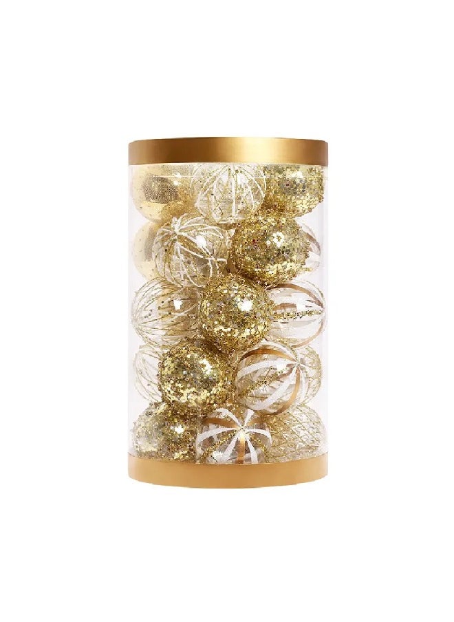 Gold Christmas Ball Ornaments