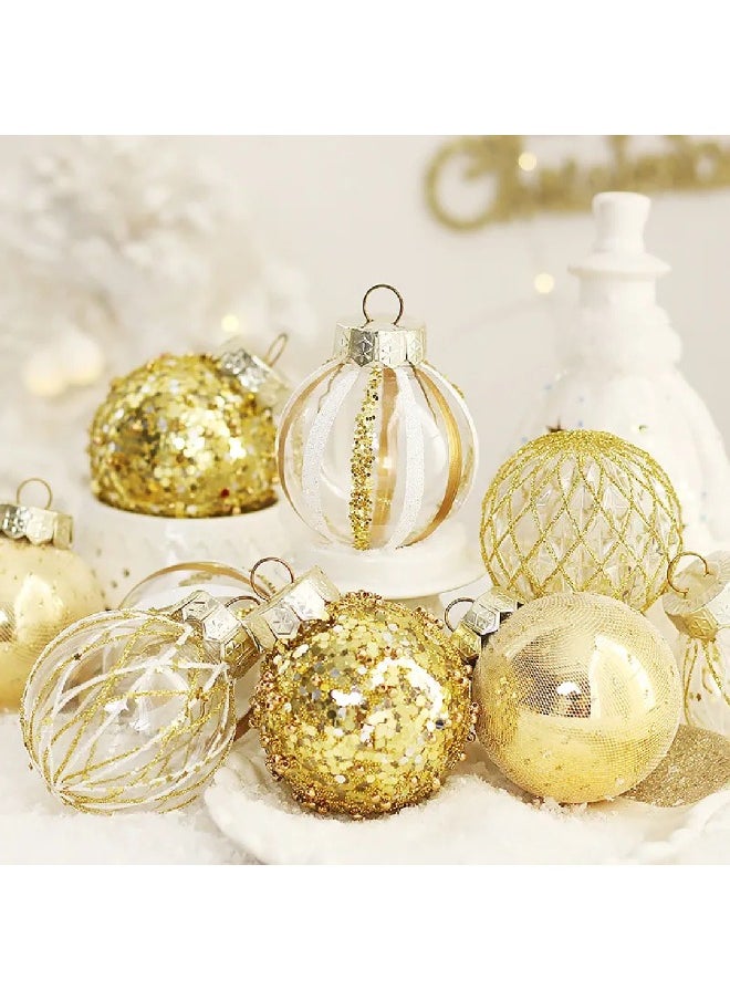 Gold Christmas Ball Ornaments