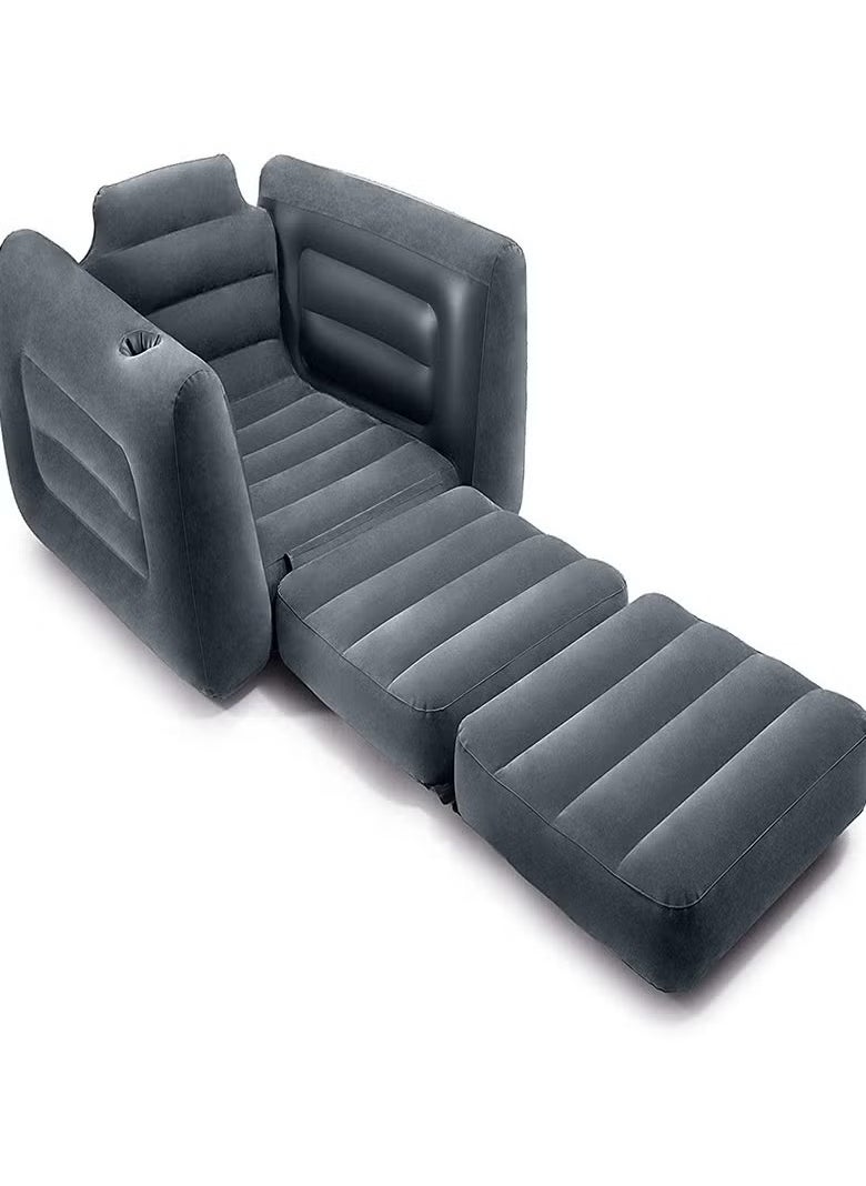INTEX sofa airbed pull-out chair for adult Double sofa Indoor Outdoor Inflatable Chair flocking folding sofa