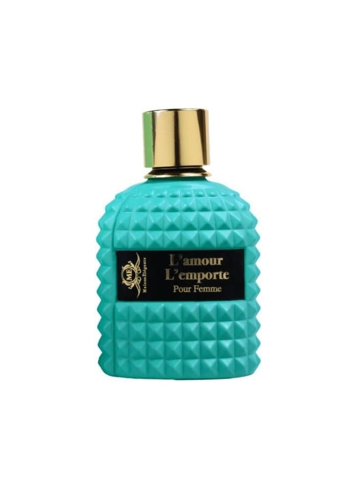 Maison Elegante L'Amour L'Emporte Femme Eau de Parfum - Luxurious Women's Fragrance, 100ml - Long-Lasting, Scent